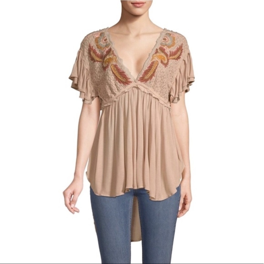 Free People Fiesta Nueva Tunic Sz Med